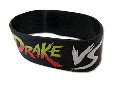 Drake Vs Lil Wayne Black Silicone Wristband Desertcart Seychelles