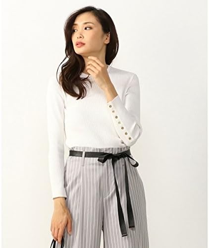 Amazon 23区 S Nijyusanku S 洗える ガスコットンリブ クルーネックニット アイボリー系 32 セーター 通販