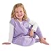 HALO Big Kids Sleepsack Micro Fleece Wearable Blanket, Lilac Snowflake, 4-5T