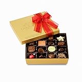 Godiva Chocolatier Gold Ballotin Assorted Gourmet Chocolates 19 Piece Gift Box, Great for Gifting