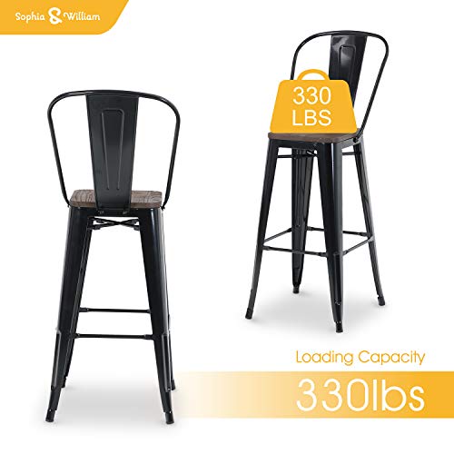 Metal Bar Stools 30" Metal Bar Stools Set of 4 Counter Height Stools