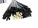 Breath Me TM 25pcs Elegant Black Fibre Diffusers Replacement Reeds 12 inch for Essential Oil Reed Diffusers