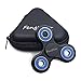 Tri-Spinner Fidget Toy 3D Printing Ceramic with Premium Quality EDC Focus Toy for Kids & Adults (Black&Blue)