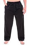 Del Rossa Men's Cotton Pajama Pants, Long Woven Pj Bottoms