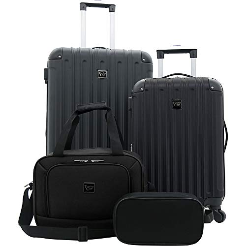 travelers club 4 piece midtown luggage set