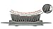 SHOWER FOOT SCRUBBER BATH BRUSH + FEET MASSAGE CLEAN SCRUB WASH EXFOLIATING WITH FLOOR SUCTION + STIMULATE REJUVENATE REFLEXOLOGY SILK WHITE GRAY BY GoJT