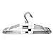Puersit 20 pack stainless steel Quality Hangers pants hangers Heavy Duty Metal Suit Hanger Coat Hangers with Polished Chrome (Suit Coat Hanger)