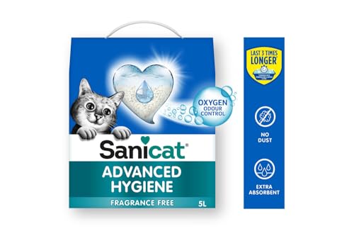 - Arena para Gatos Advanced Hygiene sin Perfurme | Super Absorbente | Producto higiene de tu Mascota | Atrapa Malos olores | 5L de Capacidad