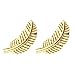 Jovivi 2pc Stainless Steel Barbell Feather Cartilage Helix Stud Earrings 16 Gauge 5/16