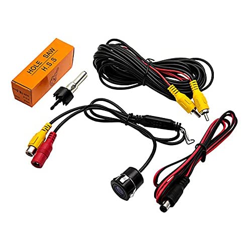 Riloer Car Reversing Camera, HD Backup,3 IN 1 Waterproof Front Side Rear View CMOS Parking Camera for Car Truck RV, with Night Vision, 170° Wide Angle