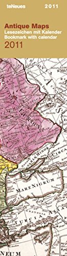 2011 Antique Maps Bookmark Calendar by teNeues