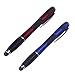 HDE Stylus Pens for Touch Screens [Capacitive Stylus, Ballpoint Pen, LED Flashlight] Stylists Pens for iPad, Pen with Light Stylus Comfort Grip for Galaxy, Android Tablets (2 Pack)