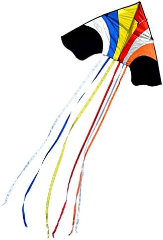 Delta Kite Sky Waterfall 60-Inch (W) With 8-ft Long Multiple Tails. Available in Different Colors (Multi-Color)