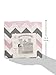 My Baby Sam Chevron Curtain Valance, Pink/Gray