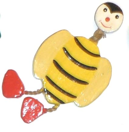Magnético Motivo Abeja - Madera magnético, habitación de los Niños ...