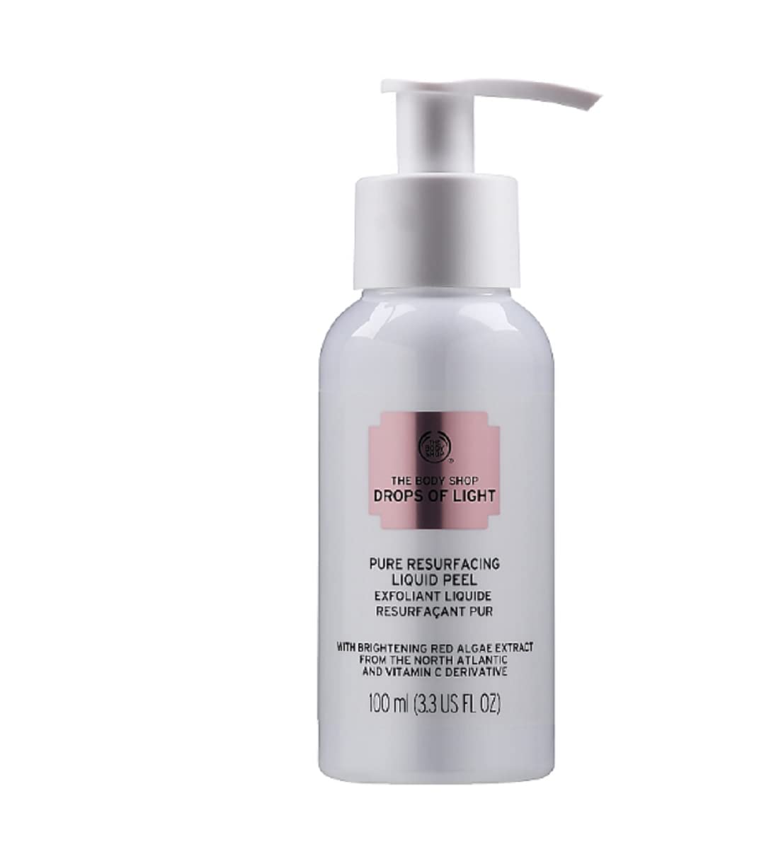 The Body Shop Drops of Light Pure Resurfacing Liquid Peel 100ml Face Gel Skin Exfoliant
