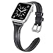 Karei Leather Bands Compatible with Apple Watch Band 38mm 40mm, Retro Top Grain Genuine Leather Replacement Strap with Stainless Steel Clasp for iWatch Series 4 3 2 1, Sport, Edition