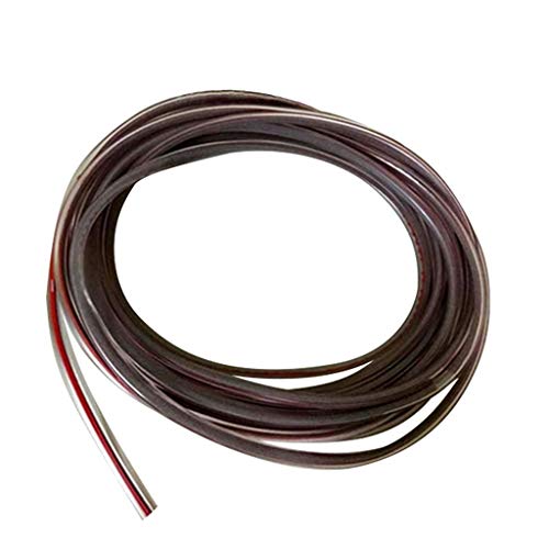 STHIRA® 5MCar Door Edge Trim Rubber Seal Protector Guard Strip Moulding Rubber Scratch Protector Strip for Cars Transparent 5m