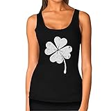 TeeStars Women's - Faded Shamrock St. Patrick's Day Tank Top