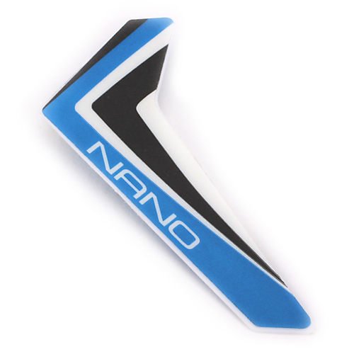 Blade BLH3320A Blue Vertical Fin with Decal: Nano CP X/CPX/nCP X