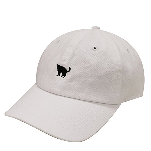 City hunter c104 small black cat cotton baseball cap 9 …