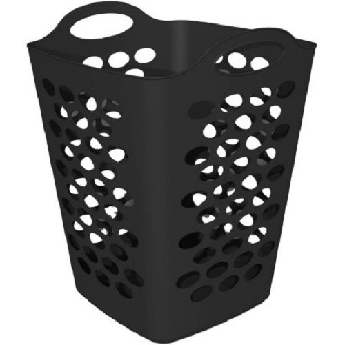 Mainstays 2 BU Flex Laundry Hamper, Black (1)