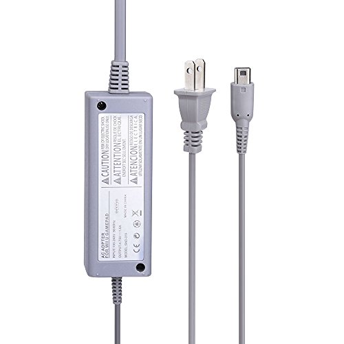 eBoot Gamepad Charger for Wii U, AC Adapter Wall Power Charger for