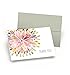 Palmer Street Press Thank You Cards - Watercolor Flower Burst Design (8 Cards + 8 Envelopes) - Blank Inside - Proudly Made in USA