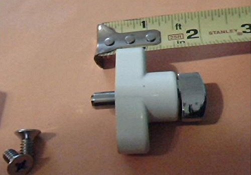 USA Premium Store HV Thumb Turn Lock Kit, Push Pin, Hurricane Shutter Hardware Part, White