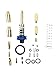 Beasteel Carburetor Carb Rebuild Kit For Edelbrock 1400 1404 1405 1406 1407 1409 1411 1477 Fit Automotive 500 600 650 700 750 800 CFM Weber Marine Carburetor Mercruiser kit 809064 Carter 9000 Series 4
