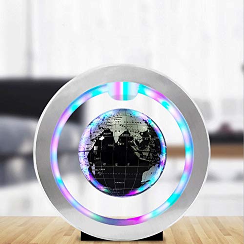 TMY Office Globe Magnetic Levitation Illuminating Globe Instrument Rotation Office Globe Decoration Creative Gift Gift 4 Inch 6 Inch (Size : 2222cm) - Thumbnail 3