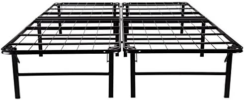 Sleeptune 14 Inch Platform Bed Frame/Mattress Foundation/Box Spring Replacement/Noise-Free/Under-bed Storage (Full)