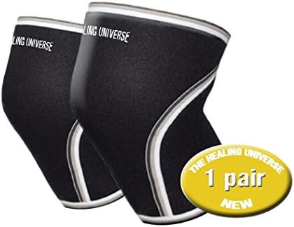 Knee Supporter for Women and Men - Best Knee Brace Prop for Sports Fitness - Meniscus Tear injury recovery Relief from Knee Pain Arthritis - ACL - MCL - OA - in 1 sports center by THE HEALING UNIVERSE