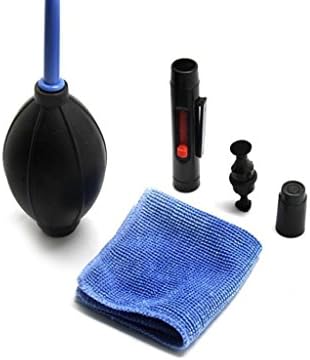 Accessory Lens Cleaning Kit for Galaxy Gear VR. Includes Wipe Cloth + Air Blaster Dust Blower + Pen Brush Set