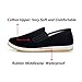 TimeBus Kung fu Shoes Martial Arts Shoes Tai Chi Shoes Walking Shoes Driving Shoes,Chinese Traditional Style,Breathable,Durable and Comfortable (40-250mm-(US)men7/women8, Black（Slip-On）)