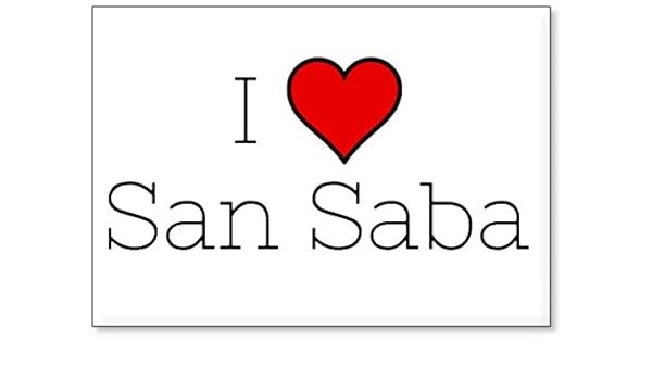 Mundus Souvenirs - Amo San Saba, Imán para Nevera (diseño 1 ...