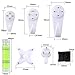eZAKKA Non-Trace Wall Picture Hook Plastic Invisible Traceless Hardwall Drywall Picture Hanging Kit for Picture Photo Frame Hanging with Transparent Case Pack of 47