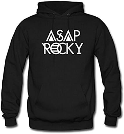 fellt diy print Custom Asap Rocky logo color-4 Unisex Hoodie L