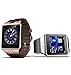 Padgene DZ09 Bluetooth Smartwatch,Touchscreen Wrist Smart Phone Watch Sports Fitness Tracker with SIM SD Card Slot Camera Pedometer Compatible with iOS Android for Kids Men Women