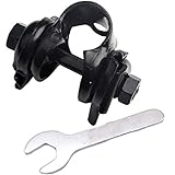 GANOPPER Steel Bike Seat Post Clamp Black for
