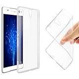 Sony Xperia C5 Ultra Case, Yaker Nature TPU Soft Cover Clear Skin Soft Case Slim Case -Retail Packaging for Sony Xperia C5 Ultra Dual (Clear TPU)