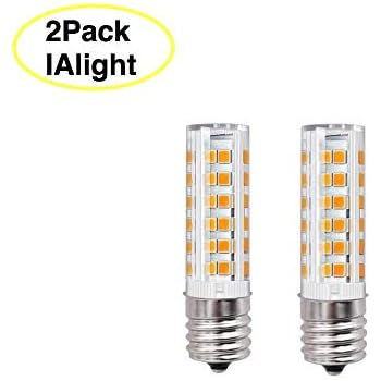 E17 LED Bulb T7 LED Bulb 8206232A Light Bulb Microwave Oven Stove Bulb Dimmable 6W Appliance Bulb 580LM Ceramic Bulb for Microwave Oven Appliance,(Day Light 6000k) Pack of 2