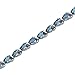 PEORA London Blue Topaz Teardrop Tennis Bracelet for Women 925 Sterling Silver, Natural Gemstone, 9.50 Carats total Pear Shape 6x4mm, 7 ? inch length, December Birthstone Bracelet, w/Jewelry Box