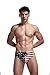 F plus R Mens USA Flag Stars Low Rise Swimwear Bikini Briefs Beach Swimsuit