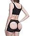 Women Seamless Butt Lifter Body Shaper Tummy Control Lift Girdle Panties Boyshorts Shapewear Underwear Boy Short Briefs (Black, XXXL)