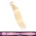 613 Blonde Virgin Hair Straight human hair 16 18 20 inch, Pack Of 3,100g/Bundle,Honey Blonde Brazilian Hair Weave,7A Blonde Human Hair boundles