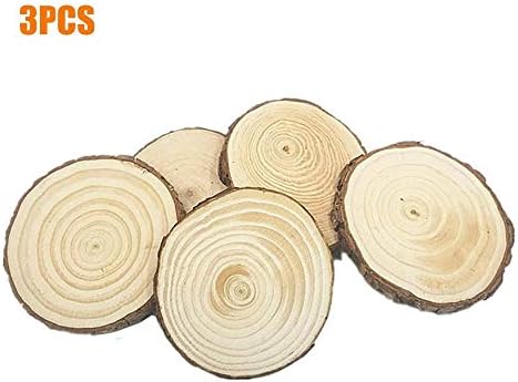 DIY Wood Slices Chip Natural Pine Wooden Chip Handmade Material Photography Prop Decoration Painting Annual Round Original Film