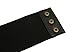 JOLLYCHIC Flower Embroidery Faux Leather Stretchy Wide Waist Belt Waistband Corset Black 65CM
