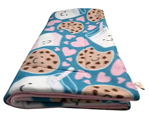 Guinea Pig Fleece Cage Liner for Midwest Habitat | Guinea Pig Bedding | Guinea Pig Fleece | Cookies and Milk - Thumbnail 4