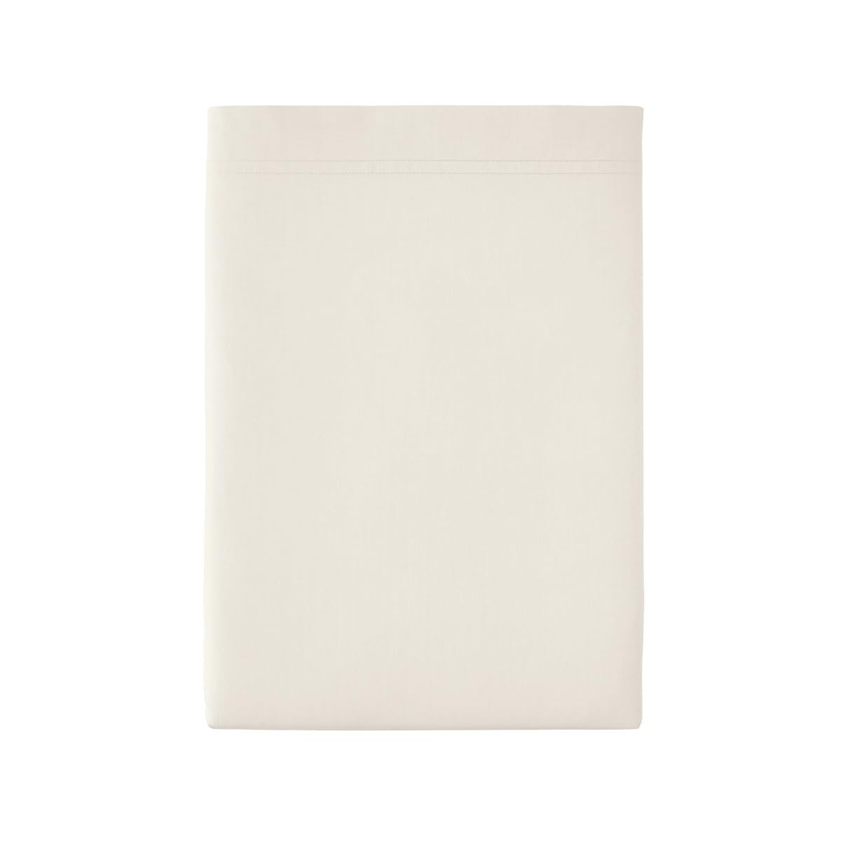 Essix Premiere Cotton Percale Flat Sheet, Meringue, 180 x 290 cm